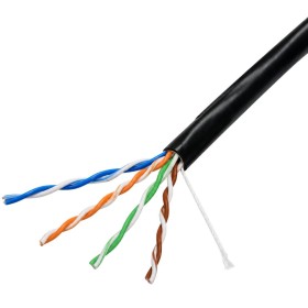 Cavo Rete FTP CAT6 Schermato Esterno Doppia Guaina PVC LDPE 4 Coppie 23AWG Rame non CCA Gigabit 10/100/1000 30V a Metro