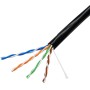 Cavo Rete FTP CAT6 Schermato Esterno Doppia Guaina PVC LDPE 4 Coppie 23AWG Rame non CCA Gigabit 10/100/1000 30V a Metro