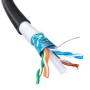 Cavo F.M.C. MTK 60 FR-PE Cat.6 Rame stagnato Outdoor MTK60PEB10 4 coppie twistate 0,55 mm (23 AWG) Eca a Metro