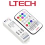 LTECH Controller RF RGBW e Telecomando Mini M8+M4-3A 12 A 72 W DC (12-24 V) 4 Canali Bianco Distanza telecomando: 50m