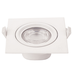 Faretto LED Incasso Orientabile Quadro Soffitto 10Watt Driver Incluso