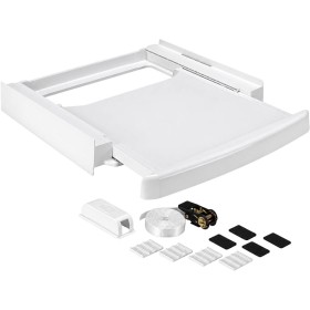 BRAVO CARLITOS SUPPORTO LAVATRICE ASCIUGATRICE Metallo Elettrodomestici 32cm 10kg maniglia integrata Gommini protettivi