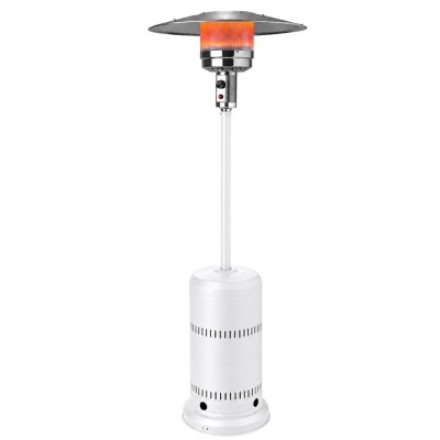 KEMPER SOLEADO INOX Riscaldatore fungo a raggi infrarossi da esterni a GPL bombole fino a 15 kg 14KW acciaio verniciato