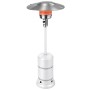 KEMPER SOLEADO INOX Riscaldatore fungo a raggi infrarossi da esterni a GPL bombole fino a 15 kg 14KW acciaio verniciato