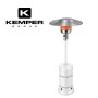 KEMPER SOLEADO INOX Riscaldatore fungo a raggi infrarossi da esterni a GPL bombole fino a 15 kg 14KW acciaio verniciato