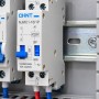 NJMC1-16.10/230 657077 Rele' Passo Passo 16A 1NA 1M 230Vac Comando Manuale Tensione Bobina 230V 1P Comando AUT/MAN IP20