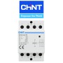 Chint 256098 NCH8-40.40/24 Contattore Modulare 40A 4NA 24Vac 3M IEC/EN 61095 4P 15A 50/60Hz IP20 Contatti Ausiliari 4NA