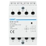 Chint 256100 NCH8-63.40/24 Contattore Modulare 63A 4NA 24Vac 3M IEC/EN 61095 4 Poli Frequenza Nominale 50/60Hz IP20