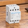 Chint 256100 NCH8-63.40/24 Contattore Modulare 63A 4NA 24Vac 3M IEC/EN 61095 4 Poli Frequenza Nominale 50/60Hz IP20