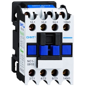 Chint 221032 NC1-09.10/230V Contattore Serie NC1 3P 9A 1NA 230Vac IEC/EN 60947-4-1 3P 50/60Hz IP10 Contatti Ausiliari