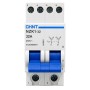 Chint 643001 NZK1-32/2 Commutatore Bipolare 1-0-2 2M 32A 230Vac IEC/EN 60669-1 50/60Hz IP20 Posizioni 1-0-2 Moduli DIN 2