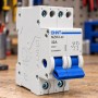 Chint 643003 NZK2-32/2 Commutatore Bipolare 1-2 2M 32A 230Vac IEC/EN 60669-1 2 Poli 2 Moduli DIN IP20 