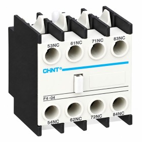 Chint 439521 NC1-F4 31 Contatto Ausiliare Superiore per Contattore Serie NC1/NC1D/NC1N/NC2 3NA+1NC