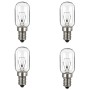 Lampada Tubolare Incandescente E14 25x70 220V 40W NO USO DOMESTICO Vetro Trasparente 2500K Classe G