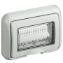 Coperchio Idrobox Bticino 25603 Grigio Ip55 Per Installazione Incassata in scatola 503E di 3 moduli