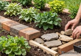 Come costruire una bordura per aiuole?